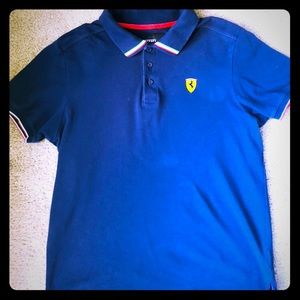 Ferrari Mens Polo